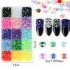 3000pcs Flatback Rhinestones for Crafts,Black AB Crystals Rhinestone,Resin Flatback Rhinestones Glitter Gems Nail Diamonds Rhinestones Flatback Rhinestones for Clothes Accessories DIY
