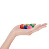 OBTANIM 100 Pieces Colorful Bouncy Balls Bulk Mixed Pattern High Bouncing Balls for Kids Party Favors, Prizes, Birthdays Gift (27 mm)