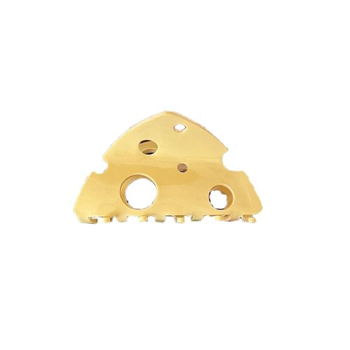 Yellow Hair Clip Headdress Fashion Hollow Shark Clip Cute Cheese Acetate Hair Claw Party for Beau...