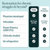 resbiotic resB Lung Support Probiotic Supplement - Lung Health Supplement for Smokers, Gut Health, Immune & Digestive Support, Respiratory Care, Holy Basil & Turmeric, Clinically Trialed - 60 Capsules