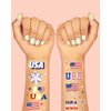 xo, Fetti Fourth of July Decorations Tattoos - 70 styles | Red White and Blue Party Supplies, 4th of July, USA Flag, Memorial Day