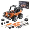 Jixin Xyzhi Building Sets Stem Assembly Metal 3-D Puzzle Off-Road Model Car Building Kit Construction Set Toys Parent-Child Interaction Play Sets Gifts for Kids Age 8-16 Orange…