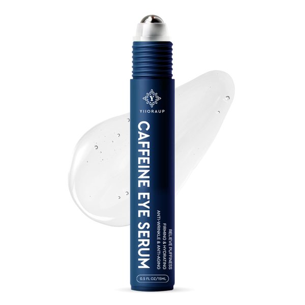 Eye Bags Treatment for Men: Eye Roller for Puffy Eyes and Under Eye Puffiness Reducer – Caffeine Eye Cream for Dark Circles and Wrinkles