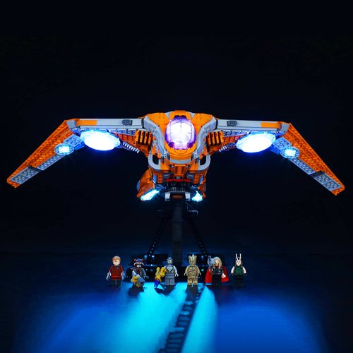 BRIKSMAX Led Lighting Kit for Guardian Ship - Compatible with Lego 76193 Building Blocks Model- Not Include The Lego Set