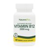 NaturesPlus Vitamin B12 (Methylcobalamin), Sustained Release - 2000 mcg, 60 Vegetarian Tablets - High Potency Red Blood Cell Support - Natural Energy Booster - Gluten-Free - 60 Servings