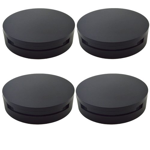 4Pcs Empty Round Lash Boxes Double-Layer Eyelash Storage Box Travel Case 3D False Eyelashes Packaging Gift Boxes Holder Organizer with Makeup Mirror Lid for Women Girl Eyelash Storage and Packaging,