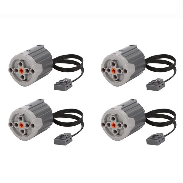 MOC Power Functions Technical Series XL Motor Compatible with Standard Building Blocks 8882 Pack of 4PCS