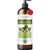 velona USDA Certified Organic Castor Oil - 16 fl oz (With Pump) | For Hair Growth, Boost Eyelashes, Eyebrows | Cold pressed, Natural Oil, USP Grade | Hexane Free, Lash Serum, Caster