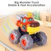 iPlay, iLearn Toddler Monster Truck Toys, Baby Cars for 1 2 3 Yr Old Boy, BigWheels Play Vehicles, Pull Back, Friction Powered, Push Go Animal Car, Cool Birthday Stocking Gifts 12 18 24 Month Kid Girl