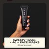 Faace Sweaty Face Mask & Primer Restorative Cream Pore Minimizer, Moisturizes, Mattifies, Soothes Skin with Argan Oil, Aloe, Vitamin C & E, Bergamot, Patchouli, Lavender Organic & Vegan Skincare 3.4oz