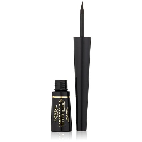 L'Oreal Paris Telescopic Precision Liquid Eyeliner, Carbon Black, 0.08 Oz