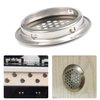 XMHF 20Pcs Air Vents 2 Inch Circular Soffit Vent Stainless Steel Round Vent Mesh Hole Louver for Kitchen, Bathroom, Cabinet, Wardrobe and Shoe Cabinet
