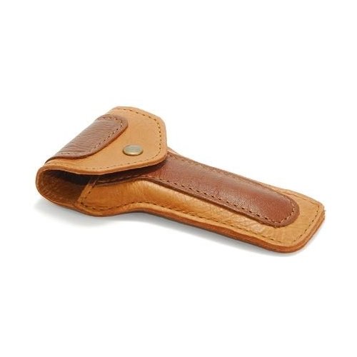 West Coast Shaving Leather Safety Razor Case, Brown