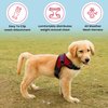 Copatchy Dog Harness Small Sized Dog - All Weather Mesh overhead adjustable no pull Vest Puppy reflective Harness with handle for Small and Medium Dogs by Copatchy - Harness (Red) Small