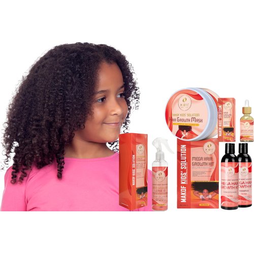 MAKOF HAIR GROWTH SHAMPOO & CONDITIONER FOR KIDS. Blend of Naturals oils for Healthy hair. Suitable for All Types of Hair.