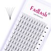 Lash Extension C CC D DD Curl Premade Fans Eyelash Extensions Pointy Base Volume Lash Extensions Pre Made Volume Lashes Long Stem Premade Lash Extensions Fans (5D-0.10D, 15mm)