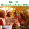 Go Ho Christmas Body Hair Face Glitter Gel,Christmas Glitter Face Paint,Holographic Colorful Sequins Chunky Glitter,Reflective Face Temporary Tattoo Glitter Makeup,Festival Christmas Accessories