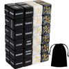 48 Pieces Abilities Keywords Counter Dice Black MTG Dice Counters Bulk Creature Stats Buff Tokens Dice Set for Magic The Gathering, MTG, TCG, Card Games Accessories