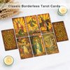 SIOKUY Tarot Cards Deck, Luxury Tarot Card Deck, Splendid Classic Tarot Deck, Durable Waterproof Gold Foil Tarot Decks for Beginners (Rimless Gold)