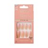 KISS False Nails Kit, Bare but Better Ready to Wear Sculpted Nails, Stick and Glue Included, Long Length, Squoval Shape, Long-Lasting Hottest Trend Glue on Nails, Convenient & Easy to Apply