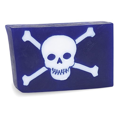 Primal Elements Glycerin Bar Soap | Helps All Skin Types, Sensitive, Oily & Dry Skin | NO PARABENS, VEGAN, GLUTEN FREE, 100% VEGETABLE BASE - (Skull & Bones)