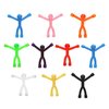 10PCS Man Magnetic Toys, Mini Men Figures, Fridge Magnets, Humanoid People, Translucent Novelty Desk Toy, Small Tiny Fun Geek Fidget Travel Gift for Kids 6+ Ages (10 Colors)