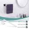 Bathroom Towel Holder 10.24", Angle Simple SUS304 Stainless Steel Hand Towel Rack, Open Arm Kitchen Towel Bar Wall Mount, Polished Chrome