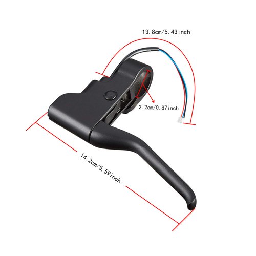 TOMALL Scooter Brake Handle Brake Lever Spare Parts Lever Handlebar Lever Parts Brake Assembly Kit Handle Replacement Parts Compatible for Xiaomi Mijia M365 Electric Scooter