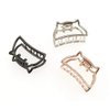 4PCS Lady Women Cat shape Metal Hair Jaw Clips Hair Clamp Ponytail Holder Hair Claw Hairpin Accessories(1.6 inch)
