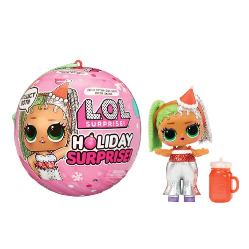 L.O.L. Surprise! Holiday Surprise!- Miss Merry- with Collectible Doll, 8 Surprises, Holiday Theme, Collectible Dolls, Limited Edition- Great Gift for Girls Age 3+