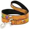 Dog Leash Catdog Stretch Catdog Logo 6 Feet Long 1.0 Inch Wide