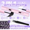 ALICE Cluster Eyelash Extension Kit Natural Wispy Lash Clusters Kit DIY Lash Extension Kit Fluffy 196pcs 10-18mm Individual Lashes with Mix 4-7mm of Lash Band Lash Glue Lash Twezeers