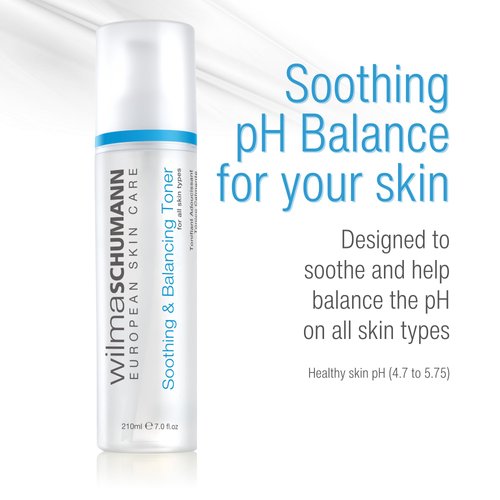 Wilma Schumann Soothing and Balancing Toner for Face, Balancing Natural PH Skin Toner, 7 oz