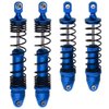 HobbyPark All Metal Aluminum Shocks for 1/10 Traxxas Slash Rustler Stampede 2WD 4x4 Hoss Bandit VXL Upgrades Shock Absorber Damper Set, Replacement of 5862 3760 3762 (Blue)
