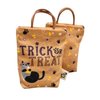 Crochet Kitty Refillable Trick or Treat Brown Bag Cat Toy | Premium Catnip & Treat Dispenser | Durable Halloween Catnip Toy for Indoor Cats | Perfect for Cat Kicker Play Made in USA