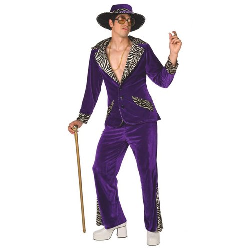 Morph Purple Halloween Costumes for Men Pimp, 70s Pimp Costumes for Men, Pimp Daddy Costume, Adult Pimp Halloween Costume, Purple Pimp Costumes for Men, Pimp Costumes for Men, Men's 70's Costumes XL