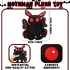 Jenaai Christmas Mothman Plush Toys Gifts Stuffed Baby Mothman Decoration Creepy Mothman Accessory Supplies Christmas Party Gifts Stuffers for Boys Girls(Moth)