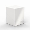 Ultimate Guard Boulder Solid 100+, Deck Case for 100 Double-Sleeved TCG Cards, White, Secure & Durable Storage for Trading Card Games, No Transparency