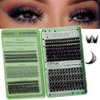 False Eyelashes Kit, 530pcs, Wispy Lashes Pearl False Eyelashes Fluffy Natural Look False Eyelashes Thick Soft Curly Lash Extensions