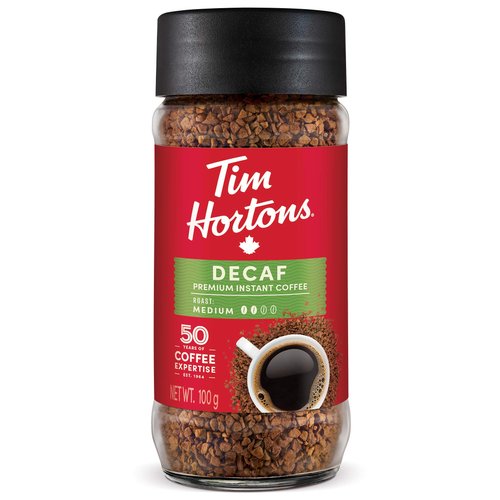 Tim Hortons Premium Instant Coffee (Decaf)