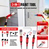 COLBENT Multi-Angle Paint Brush Extender, Paint Edger Tool for High Ceilings | Paint Brush Extension Handle, Corner Painting Tool, Extension Pole Attachments, Long Paint Brush Tool for Painting Pole