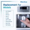 Maxblue Replacement for GE® RPWFE®, RPWF (with CHIP) Refrigerator Water Filter, Compatible with WSG-4, WF277, GFE28GMKES, PFE28KBLTS, GFD28GSLSS, PWE23KSKSS, GYE22HMKES, DFE28JSKSS, 3 Filters