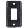 JR Products 12851-5 Black Single Switch Wall Plate, (Pack of 5)