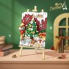 MEIEST Mini Building Blocks Christmas 3D Painting Model Set,Creative DIY Simulation Particle Stereograph Collection Construction Building Bricks Toy,Home Decor,14+(Christmas Tree)
