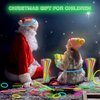 JICUICUI Ultra Bright Christmas Glow Sticks - 50 Party Pack with Connectors for Christmas, Neon Birthday and Holidays - Multicolor 8" Glow Sticks Necklaces Bulk