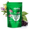 AprikaLife - Calm and Relax Herbal Tea, Stress Relief + Relaxation + Sleep Tea with Chamomile, Peppermint and Lavender - 60 bags. Delicious, Soothes Nerves, Improves Mood