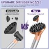 Upgraded Diffuser Nozzle for Dyson Curling Iron Converting Attachment, Compatible with Dyson Airwrap Styler To Hair Dryer Diffuser Nozzle