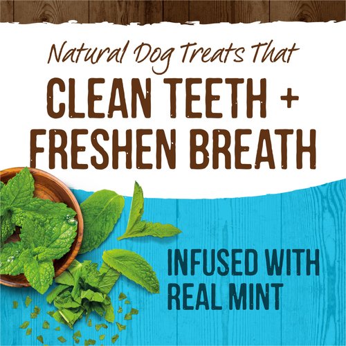 Merrick Fresh Kisses Dog Dental Chews For Medium Breeds, Grain Free Dog Treats Infused with Real Mint - (4) 22 ct. Boxes