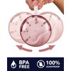 Denture Case, Definitely No-Leak Denture Bath Box for Traveling Perfectly, Denture Cup with Strainer & Magnetic Mirror,Completely Clean Care for Retainer, Mouth Guard, & Denture(PINK)…