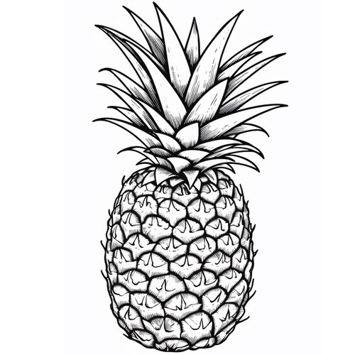 Dopetattoo Six sheets Temporary Tattoos for Men and Women Pineapple Hawaiian Fake tattoos for Men and Women Neck Arm Chest